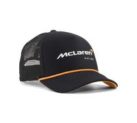 Trucker Cap PUMA "McLAREN RACING Trucker Cap Erwachsene", Damen, Gr. onesize, schwarz, Futter Vorderteil: 100% Polyester, unifarben, Caps (25684411-0) schwarz