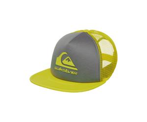 Trucker Cap QUIKSILVER "Foamslayer", Jungen, gelb (iron gate), Kunstfaser, Caps (33736940-0) iron gate