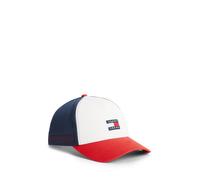 Trucker Cap TOMMY JEANS "TJM HERITAGE TRUCKER", Herren, corp, Web, Baumwolle, Caps, Regular fit mit festem Schirm (42727364-0) corp