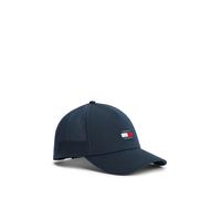 Trucker Cap TOMMY JEANS "TJM HERITAGE TRUCKER", Herren, schwarz night navy, Web, Baumwolle, Caps, Regular fit mit festem Schirm (93711300-0) schwarz night navy