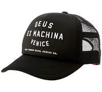 Deus ex Machina Venice Address Trucker Cap - Black One Size Schwarz