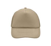 Trucker Mesh Baseball Cap in Polyester in Khaki