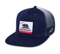 Truckerkappe Alpinestars Cali Gradient Marineblau/WeißEinheitsgröße Marineblau,Weiß