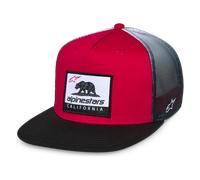 Truckerkappe Alpinestars Cali Gradient Rot/Schwarz/WeißEinheitsgröße Rot,Schwarz,Weiß