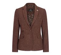 TruClothing.com Damen Tweed Anzug Blazer Hose Weste Fischgrät Wolle Vintage Rust Braun - Kamel 38