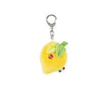 Trudi Zitrone Schlüsselanhänger Plüschtier, Geschenkidee, touristisches Gadget Made in Italy | 4,5x12x5cm Größe XXS | Italian Icons | Modell 69268