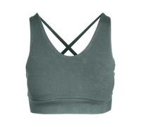 TRUE NORTH Bio-Damen-Yoga-Top, teal, Gr. S