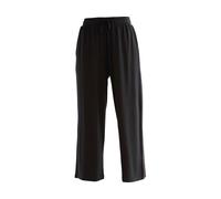 True North Damen Wide Leg Pants aus Tencel Lyocell Hose Pants 1322-(Schwarz, S)