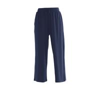 TRUE NORTH Damen-7/8-Hose mit weitem Bein, navy, Gr. L