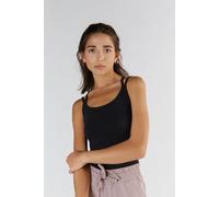 True North Damen Spaghetti Top aus Tencel Micromodal T1212 schwarz S