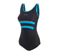 True North Damen Sport-Badeanzug - Nachhaltig, ECONYL® Recycled, Made in EU, Schnelltrocknend Schwarz L