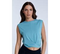 True North Damen Twist Tanktop aus Bio-Baumwolle & Tencel Modal Yogatop türkis S