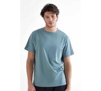 True North Herren Kurzarmshirt aus Bio-Baumwolle Rundhalsausschnitt T-Shirt T2100 hellgrau L