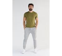 True North Herren Kurzarmshirt aus Bio-Baumwolle Rundhalsausschnitt T-Shirt T2100 olive-grün S