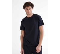 True North Herren Kurzarmshirt aus Bio-Baumwolle Rundhalsausschnitt T-Shirt T2100 schwarz XL