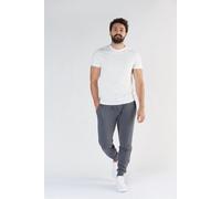 True North Herren Kurzarmshirt aus Bio-Baumwolle Rundhalsausschnitt T-Shirt T2100 weiß XL