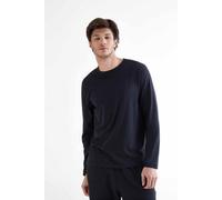 True North Herren Langarmshirt aus Bio-Baumwolle Rundhalsausschnitt T-Shirt 2110 schwarz L