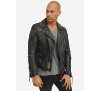 Trueprodigy Lederjacke Herren schwarz, S