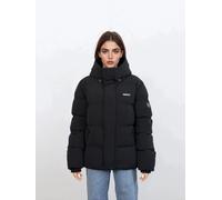 Winterjacke TRUEPRODIGY "Edris F dicke Winterjacke mit Eingrifftasche und Applikation", Damen, Gr. XS, schwarz, Obermaterial: 100% Polyester PES., Jacken Winterjacke (73357365-XS) schwarz
