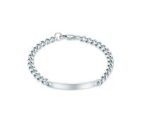 True Rebels Armband Herren silber, 19