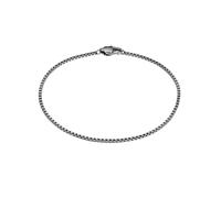 True Rebels Herren Armband aus Edelstahl gunmetal Edelstahlarmband
