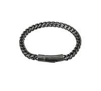 True Rebels Herren Armband aus Edelstahl retro - Gliederarmband Edelstahlarmband