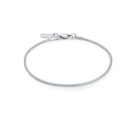 True Rebels Herren Armband aus Edelstahl silber Edelstahlarmband Schlangenarmband