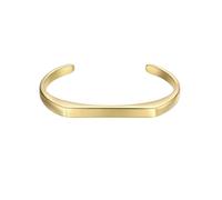 True Rebels Herren Armband Edelstahl gelbgold | gelbvergoldet 14 Karat, Armspange, ohne Verschluss