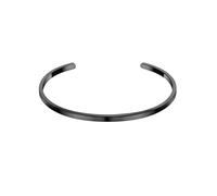 True Rebels Herren Armspange aus Edelstahl schwarz Edelstahlarmband