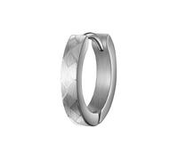 True Rebels - Creolen aus Edelstahl in Silber Herrenschmuck 1 ct Herren