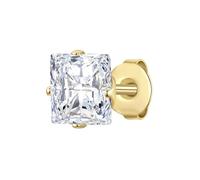 True Rebels Herren Ohrstecker aus Edelstahl gelbgold Zirkonia weiß 1 Stück - Edelstahlohrstecker