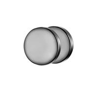 True Rebels - Ohrstecker aus Edelstahl in Gunmetal Ohrringe 1 ct Herren