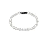 True Rebels Herren Perlenarmband aus Edelstahl Perle (synth) ca. 6,0-6,5 mm