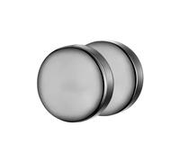 True Rebels Herren Ohrstecker aus Edelstahl gunmetal 1 Stück - Edelstahlohrring Männer