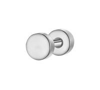 True Rebels Ohrstecker aus Edelstahl in Silber 3,9 mm Herren