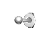True Rebels Ohrstecker aus Edelstahl in Silber 3,9 mm Herren