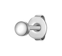 True Rebels Ohrstecker aus Edelstahl in Silber 3,9 mm Herren