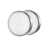 True Rebels Ohrstecker aus Edelstahl in Silber 9,9 mm Herren