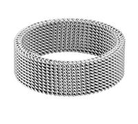 True Rebels Herren Ring aus Edelstahl silber Bandring