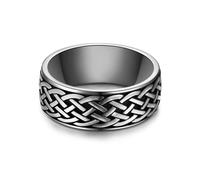 True Rebels Ring Herren silber, 60