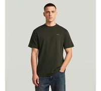 T-Shirt G-STAR "True Regular T-Shirt", Herren, Gr. XXL, asfalt, Obermaterial: 100% Baumwolle, Shirts T-Shirt (10579240-XXL) asfalt