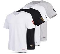 True Religion Herren-Unterhemden, V-Ausschnitt, T-Shirts f?r M?nner, 4er-Pack