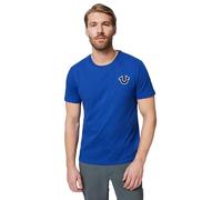 True Religion Brand Jeans Men's Buddha Crewneck Tee, Cobalt Blue, L