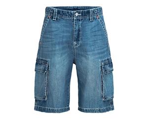 True Religion - Cargo-Shorts VINNY BIG T - Größe 28 - blau