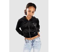 True Religion Crystal Velour Sweatjacke black Damen Gr. XS