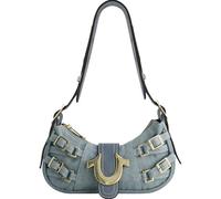 True Religion Damen Bag, Women's Multi Denim Handbag with Adjustable Shoulder Strap Umhängetasche
