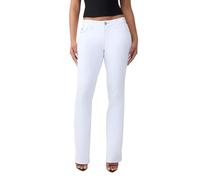 True Religion Damen Becca Single Needle Flap Bootcut Jeans, Weiß, Optic White, 25