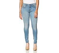 True Religion Damen Jennie Mid Rise Curvy Fit Skinny Ankle Jeans, Himmelslicht
