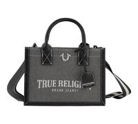 True Religion Damen Tote Bag Medium Travel Purse Handtasche mit Verstellbarem Schultergurt und Hufeisen Logo Grau, GRAU, Damen Tote Bag Medium Travel Purse Handtasche mit Verstellbarem Schultergurt