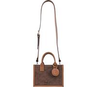 True Religion Damen True Religion Suede Tote Bag Damen Strukturierte Handtasche mit verstellbarem Riemen Magnetverschluss